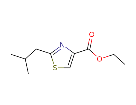 4-티아졸카르복실산,2-(2-메틸프로필)-,에틸에스테르(9CI)