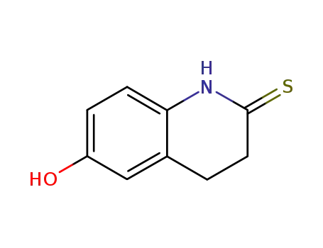 Molecular Structure of 19205-69-7 (2(1H)-Quinolinethione, 3,4-dihydro-6-hydroxy-)