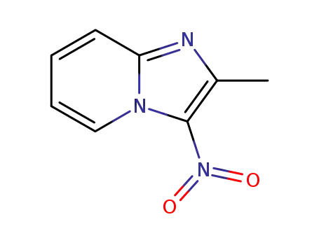 Molecular Structure of 34165-09-8 (2-METHYL-3-NITROIMIDAZO[1,2-A]PYRIDINE)