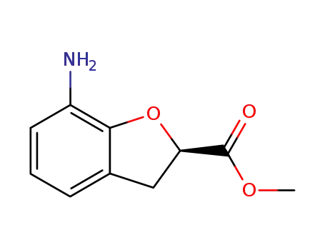 Molecular Structure of 847948-99-6 (Methyl 7-aMino-2,3-dihydrobenzofuran-2-carboxylate)