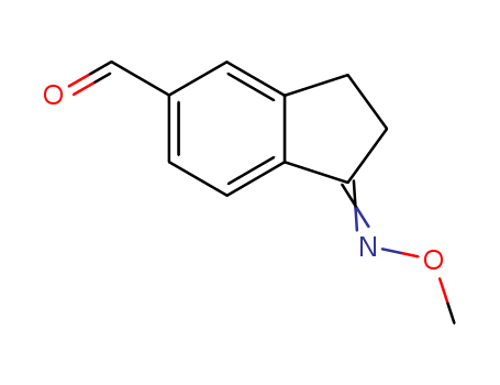 1H-Indene-5-carboxaldehyde, 2,3-dihydro-1-(methoxyimino)-
