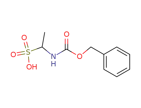 N-phenylmethoxycarbonyl-1-aminoethyl sulfonic acid