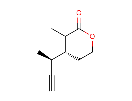 (R)-3-Methyl-4-((S)-1-methyl-prop-2-ynyl)-tetrahydro-pyran-2-one