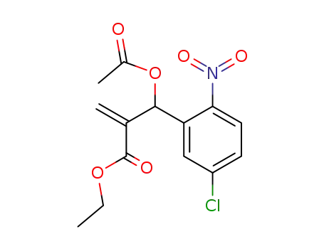 2-[acetoxy-(5-chloro-2-nitro-phenyl)-methyl]-acrylic acid ethyl ester