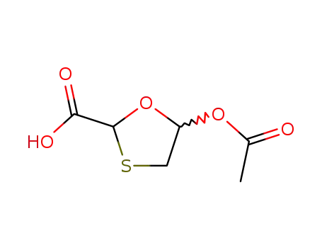 5-아세틸옥시-1,3-옥사티올란-2-카르복실산