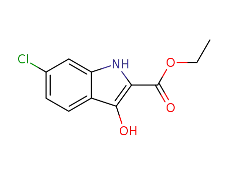 6-클로로-3-하이드록시-1H-인돌-2-카르복실산 에틸 에스테르