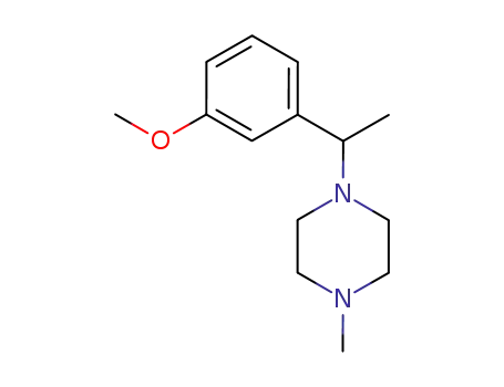 1-[1-(3-methoxy-phenyl)-ethyl]-4-methyl-piperazine