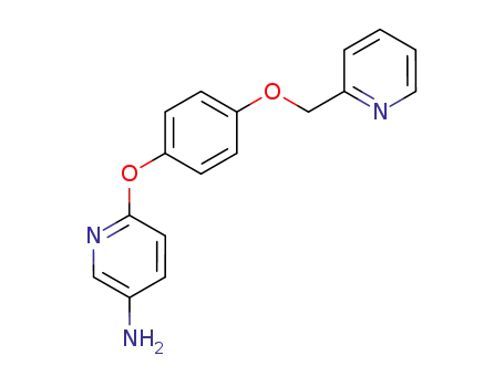 6-[4-(pyridin-2-ylmethoxy)phenoxy]pyridin-3-amine