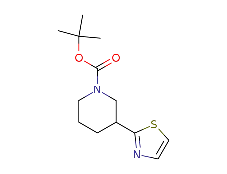 3-(2-Thiazolyl)-1-piperidinecarboxylic acid 1,1-dimethylethyl ester