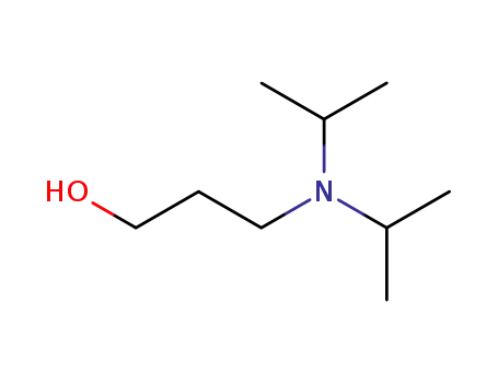 Molecular Structure of 7539-61-9 (3-(dipropan-2-ylamino)propan-1-ol)