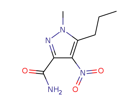 1-Methyl-4-nitro-5-propyl-1H-pyrazole-3-carboxamide