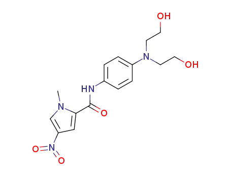 1-methyl-4-nitro-1<i>H</i>-pyrrole-2-carboxylic acid {4-[bis-(2-hydroxy-ethyl)-amino]-phenyl}-amide