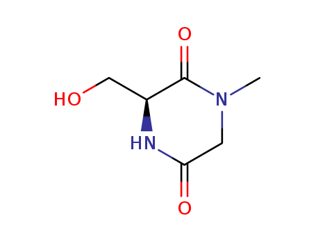 2,5-Piperazinedione,3-(hydroxymethyl)-1-methyl-, (3S)-