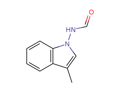 <i>N</i>-(3-methyl-indol-1-yl)-formamide