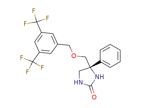 2-Imidazolidinone,
4-[[[3,5-bis(trifluoromethyl)phenyl]methoxy]methyl]-4-phenyl-, (4R)-