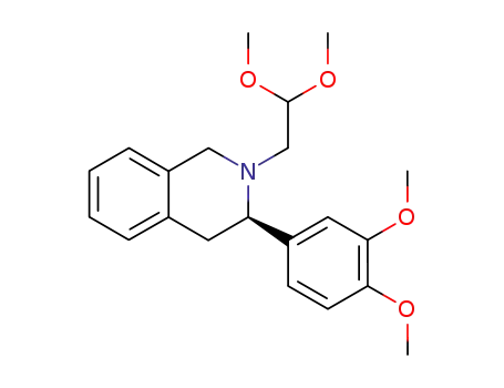(R)-(+)-N-(2,2-dimethoxyethyl)-3-(3,4-dimethoxyphenyl)-1,2,3,4-tetrahydroisoquinoline