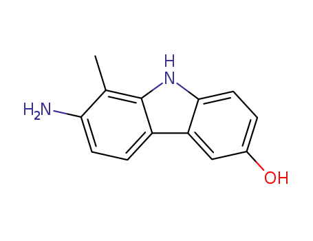 Molecular Structure of 832723-88-3 (9H-Carbazol-3-ol, 7-amino-8-methyl-)