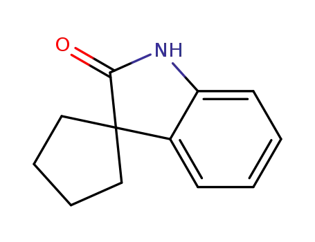Molecular Structure of 41058-67-7 (spiro[cyclopentane-1,3'-indolin]-2'-one)