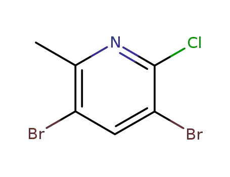 2-Chloro-3,5-dibromo-6-methylpyridine