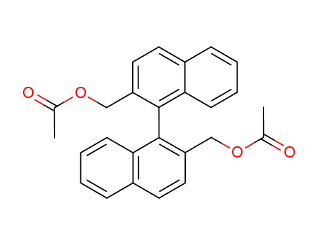 Molecular Structure of 98834-92-5 (acetic acid 2'-acetoxymethyl-[1,1']binaphthalenyl-2-ylmethyl ester)