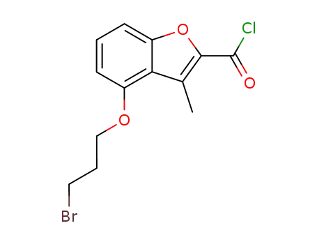 4-(3-bromo-propoxy)-3-methyl-benzofuran-2-carbonyl chloride