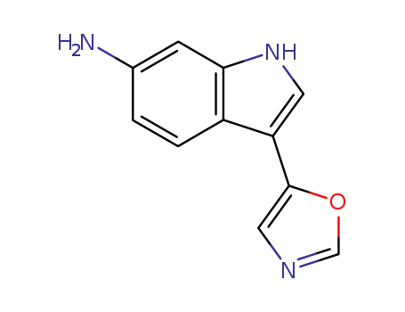 1H-Indol-6-amine, 3-(5-oxazolyl)-
