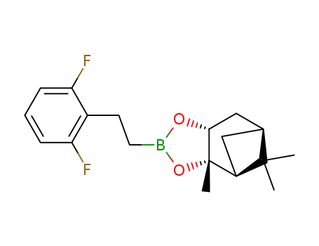(1S,2S,6R,8S)-4-[2-(2,6-Difluoro-phenyl)-ethyl]-2,9,9-trimethyl-3,5-dioxa-4-bora-tricyclo[6.1.1.0<sup>2,6</sup>]decane