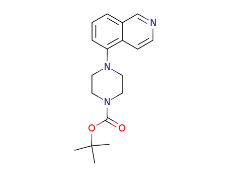 Molecular Structure of 444620-69-3 (tert-butyl 4-(isoquinolin-5-yl)piperazine-1-carboxylate)