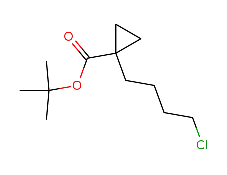 Cyclopropanecarboxylic acid, 1-(4-chlorobutyl)-, 1,1-dimethylethyl ester