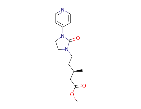 (R)-3-Methyl-5-(2-oxo-3-pyridin-4-yl-imidazolidin-1-yl)-pentanoic acid methyl ester