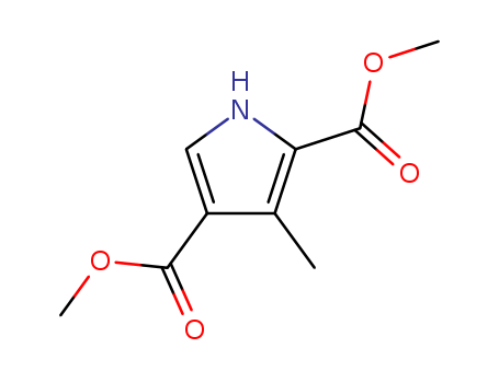 3-METHYLPYRROLE-2,4-DICARBOXYLIC ACID DIMETHYL ESTER  CAS NO.3780-42-5