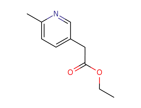 Molecular Structure of 91843-27-5 (3-PYRIDINEACETIC ACID, 6-METHYL-,ETHYL ESTER)