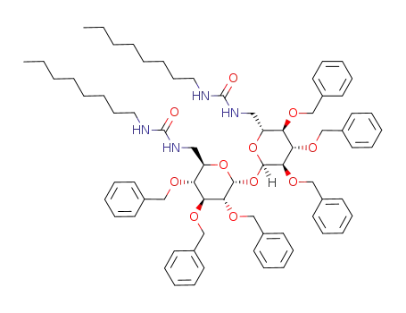 6,6'-dioctylcarbamoylamino-2,2',3,3',4,4'-hexa-O-benzyl-6,6'-dideoxy-α-D-trehalose