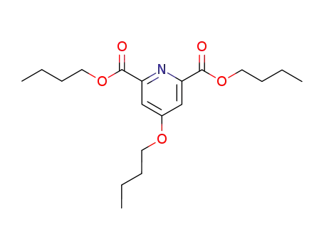 Molecular Structure of 173314-94-8 (Dibutyl 4-butoxy-2,6-pyridinedicarboxylate)