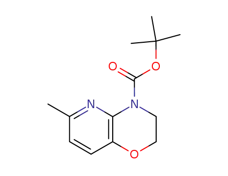 Molecular Structure of 381226-84-2 (6-METHYL-2,3-DIHYDRO-PYRIDO[3,2-B][1,4]OXAZINE-4-CARBOXYLIC ACID TERT-BUTYL ESTER)