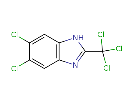 1H-Benzimidazole, 5,6-dichloro-2-(trichloromethyl)-