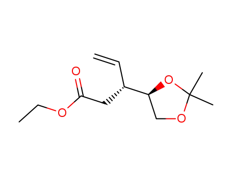 ethyl (3R,4R)-4,5-isopropylidenedioxy-3-vinylpentanoate