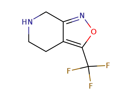 Molecular Structure of 853784-23-3 (4,5,6,7-Tetrahydro-3-(trifluoromethyl)isoxazolo[3,4-c]pyridine)