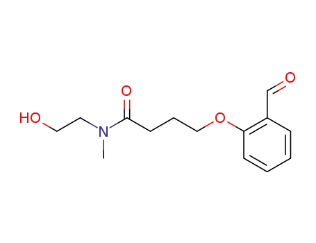 4-(2-formyl-phenoxy)-<i>N</i>-(2-hydroxy-ethyl)-<i>N</i>-methyl-butyramide