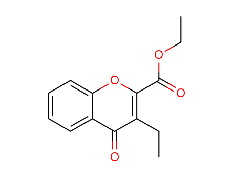 3-ethyl-4-oxo-4<i>H</i>-chromene-2-carboxylic acid ethyl ester