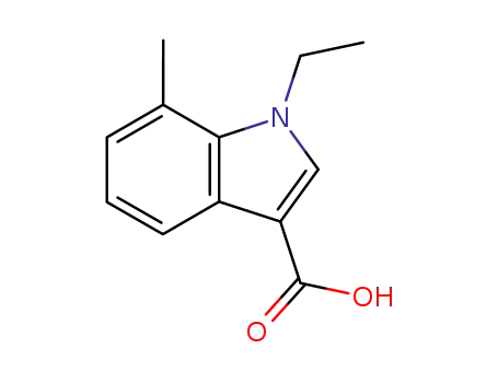 1-ethyl-7-methyl-1<i>H</i>-indole-3-carboxylic acid