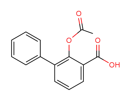 Molecular Structure of 60821-26-3 (2-(acetyloxy)biphenyl-3-carboxylic acid)