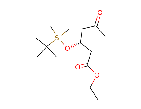 Hexanoic acid, 3-[[(1,1-dimethylethyl)dimethylsilyl]oxy]-5-oxo-, ethyl ester, (3R)-(430434-52-9)