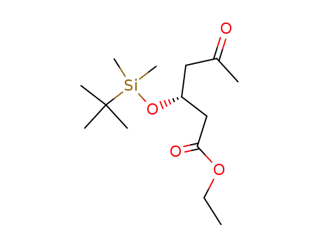 Hexanoic acid, 3-[[(1,1-dimethylethyl)dimethylsilyl]oxy]-5-oxo-, ethyl ester, (3R)-