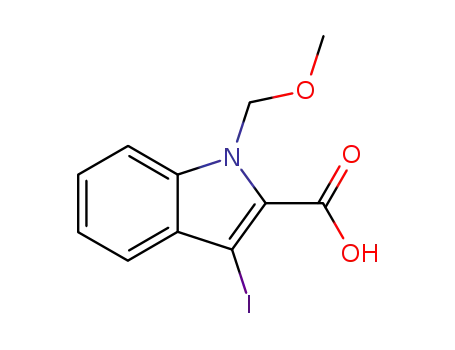 3-iodo-1-methoxymethyl-1H-indole-2-carboxylic acid