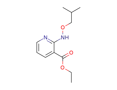 Molecular Structure of 686267-50-5 (ethyl 2-(isobutoxyamino)nicotinate)