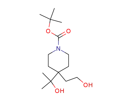 1-Piperidinecarboxylic acid,
4-(2-hydroxyethyl)-4-(1-hydroxy-1-methylethyl)-, 1,1-dimethylethyl ester