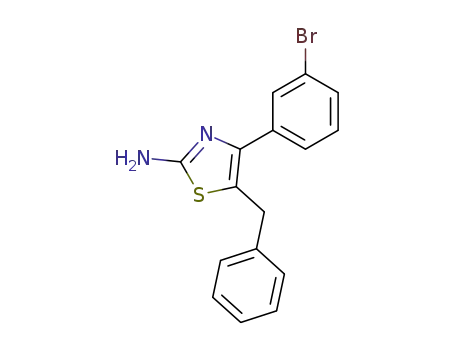 2-Thiazolamine, 4-(3-bromophenyl)-5-(phenylmethyl)-