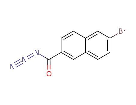 Molecular Structure of 330803-80-0 (6-bromo-naphthalene-2-carbonyl azide)