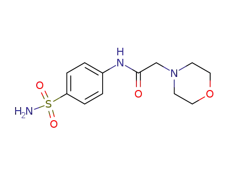 Molecular Structure of 91533-01-6 (N-[4-(aminosulfonyl)phenyl]-2-(4-morpholinyl)acetamide)